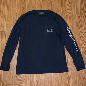 Vineyard Vines Fireworks Navy Long Sleeve Size L